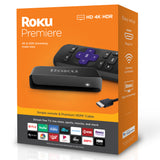 Premiere HD/4K/HDR Streaming Media Player, Simple Remote and Premium HDMI Cable